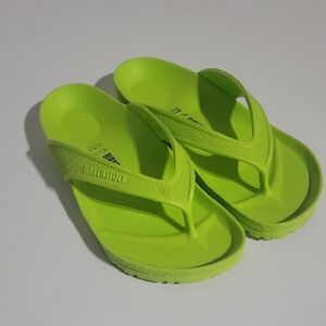 Birkenstock Lime Green Sandals Size 8